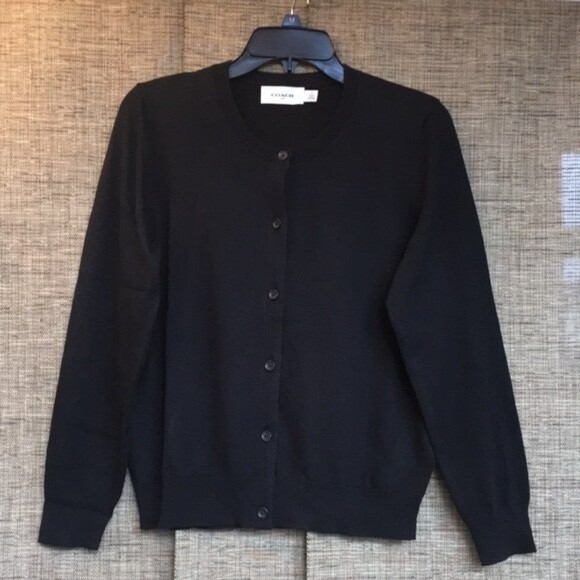 NWOT Coach 1941 cotton blend cardigan sweater - Picture 1 of 4